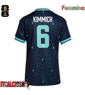 Germania Joshua Kimmich #6 Seconda Maglia Femmina Mondiali 2026 Manica Corta